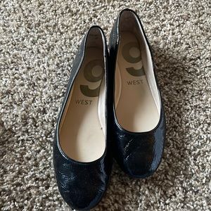 Nine West black flats